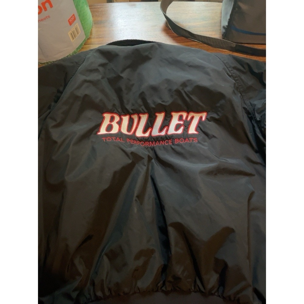 Bullet Total Performance Boats Jacket Large Tri-Mountain Bass Fishing Black - Picture 4 of 4
